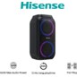 Hisense Party Rocket 160 Altavoz para fiestas Negro 160 W