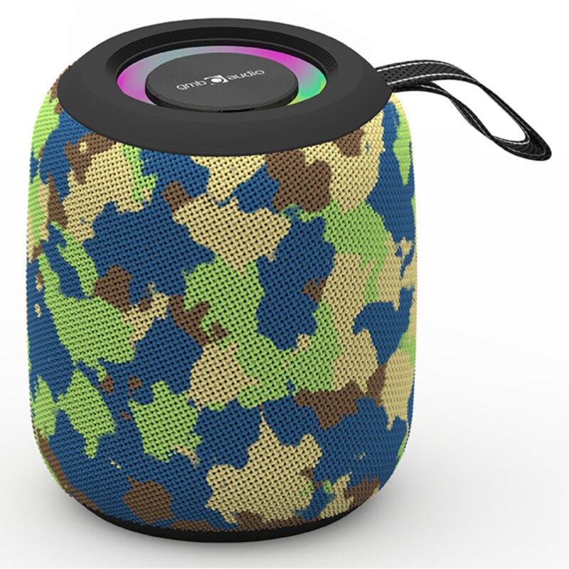 Gembird GMB Audio SPK-BT-LED-05-CM altavoz portátil o de fiesta Altavoz monofónico portátil Camuflaje 8 W