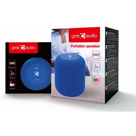 Gembird SPK-BT-15-B altavoz portátil o de fiesta Altavoz monofónico portátil Azul 5 W