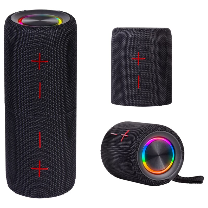 Trevi XR 8A44 DOUBLE Altavoz portátil estéreo Negro 20 W