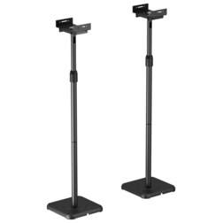 AISENS Soporte Universal De Suelo Giratorio E Inclinable Para Altavoces, Negro