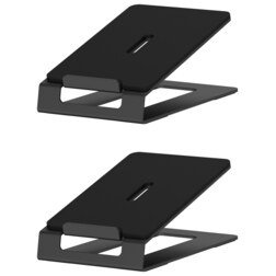 AISENS Soporte Universal De Sobremesa Para Altavoces, Negro