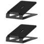 AISENS Soporte Universal De Sobremesa Para Altavoces, Negro