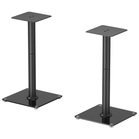 AISENS Soporte Universal De Suelo Para Altavoces, Negro
