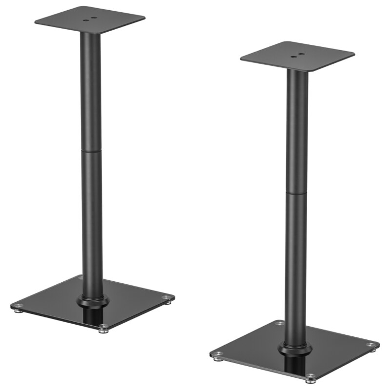 AISENS Soporte Universal De Suelo Para Altavoces, Negro