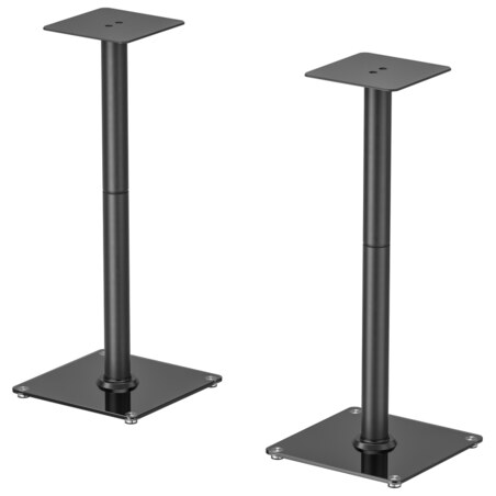 AISENS Soporte Universal De Suelo Para Altavoces, Negro
