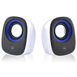 Ewent EW3513 altavoz De 1 vía Negro, Azul, Blanco Alámbrico 5 W