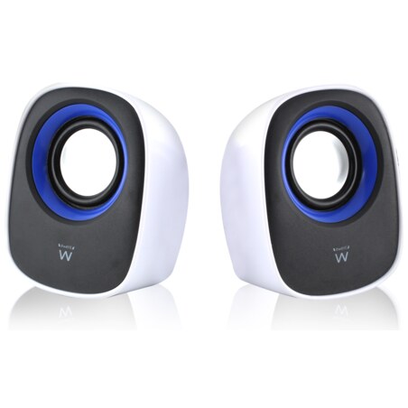 Ewent EW3513 altavoz De 1 vía Negro, Azul, Blanco Alámbrico 5 W