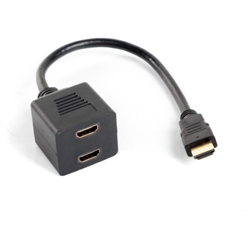 Lanberg AD-0019-BK divisor de video HDMI 2x HDMI