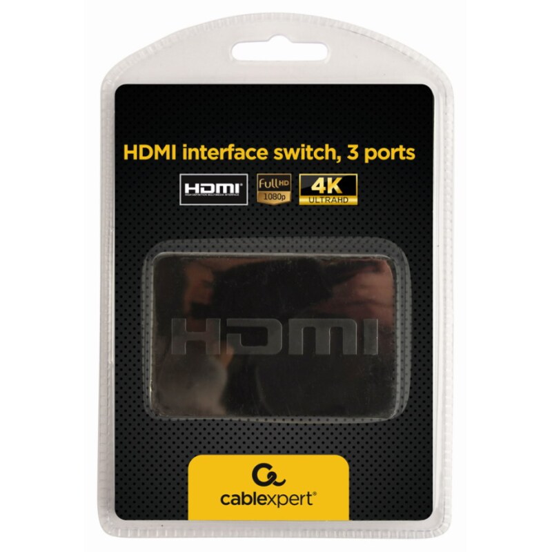 Gembird DSW-HDMI-34 interruptor de video