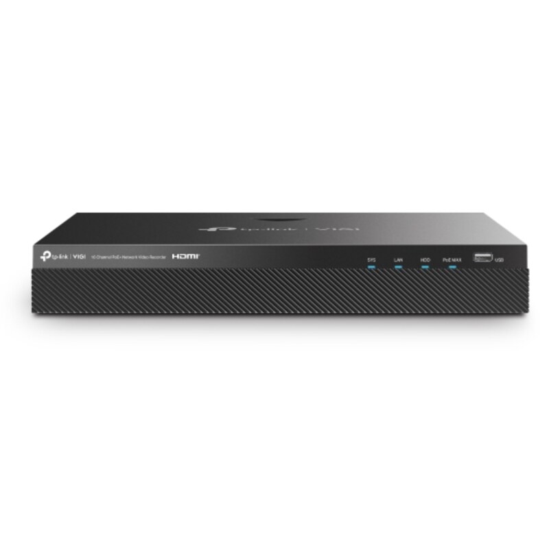 TP-Link VIGI NVR2016H-16MP Grabadore de vídeo en red (NVR) Negro