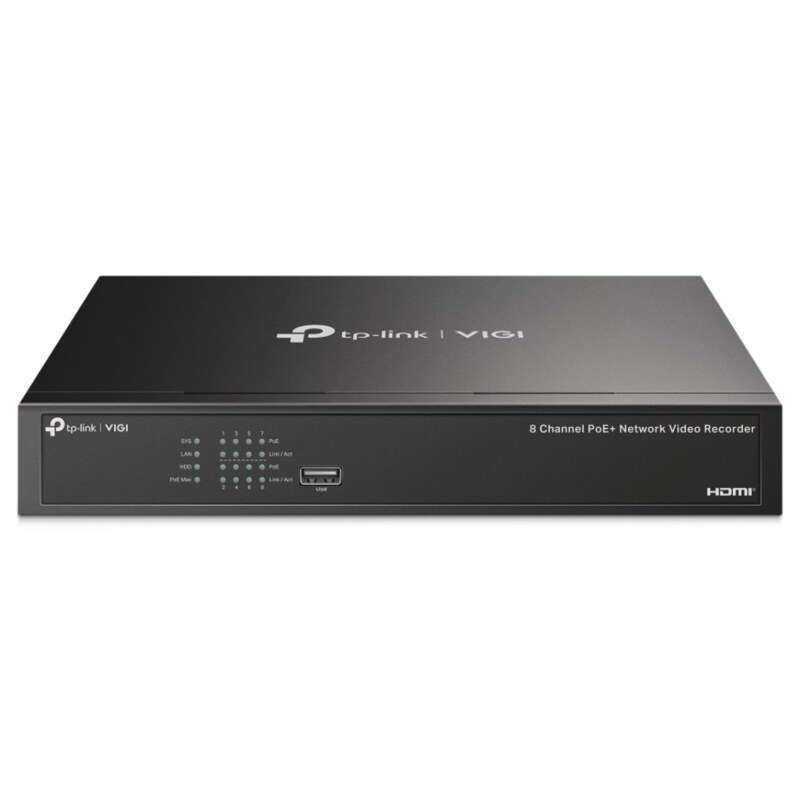 TP-Link VIGI NVR1008H-8P Negro