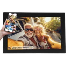 Denver PFF-1037 10,1'' digitaler Bilderrahmen schwarz marco fotográfico digital Negro 65 cm (25.6") Pantalla táctil Wifi