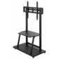 Gembird TVS-100F-01 soporte para pantalla de señalización 2,54 m (100") Negro
