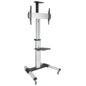 TooQ FS1870M-B soporte para pantalla de señalización 94 cm (37") Negro, Plata