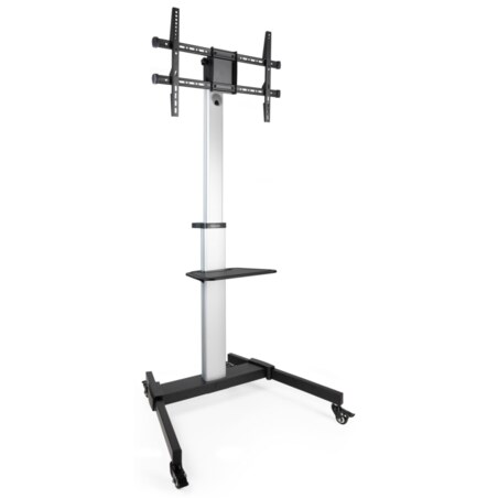 TooQ Hera Soporte de Suelo de Aluminio con Ruedas para Pantalla 37"-86"