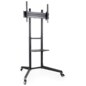 TooQ RAMSÉS Soporte de Suelo con Ruedas para Pantallas 37"- 70", Negro