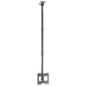 AISENS Soporte de techo giratorio, inclinable, extensible para monitor/TV 50kg de 23”-43”, Negro