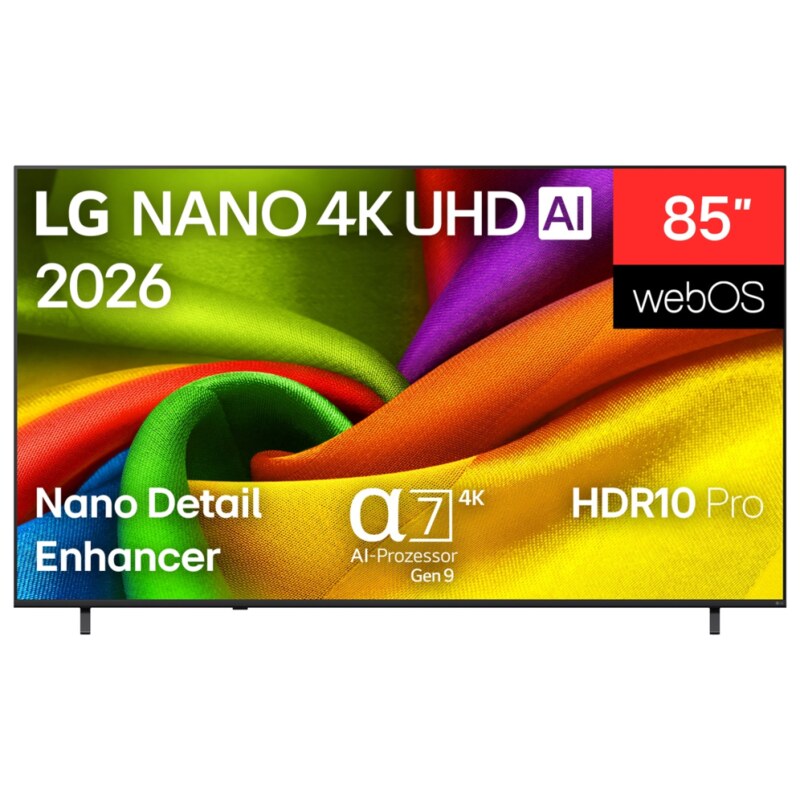 LG NANO 4K UHD AI 85NU8E0B3LA 2,16 m (85") 4K Ultra HD Smart TV Wifi Negro
