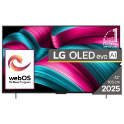 LG OLED evo AI OLED42C51LA Televisor 106,7 cm (42") 4K Ultra HD Smart TV Wifi Negro