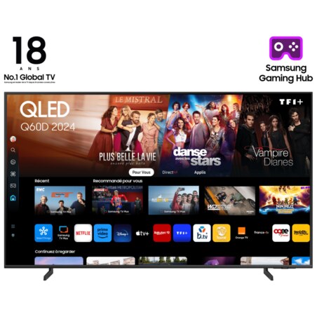 Samsung Q60D TQ43Q60DAU 109,2 cm (43") 4K Ultra HD Smart TV Wifi Titanio