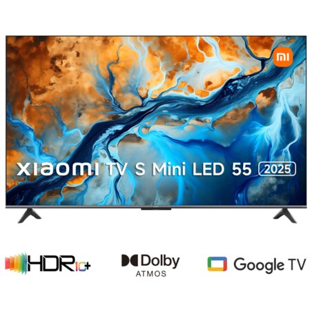 Xiaomi TV S Mini LED 55 139,7 cm (55") 4K Ultra HD Smart TV Wifi Negro 1200 cd / m²