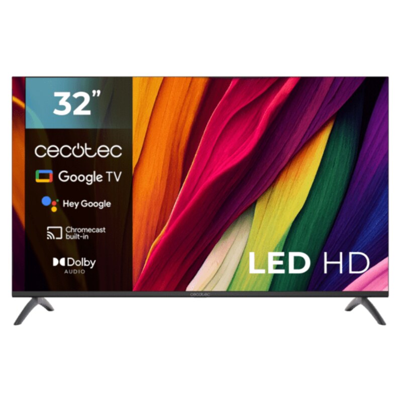 Cecotec 03619 Televisor 81,3 cm (32") HD Smart TV Negro