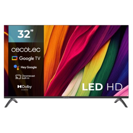 Cecotec 03619 Televisor 81,3 cm (32") HD Smart TV Negro