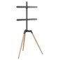 Gembird TVS-65S-01 soporte para TV 165,1 cm (65") Negro, Madera