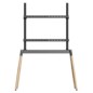 Gembird TVS-86F-01-BK soporte para TV 2,18 m (86") Negro, Madera
