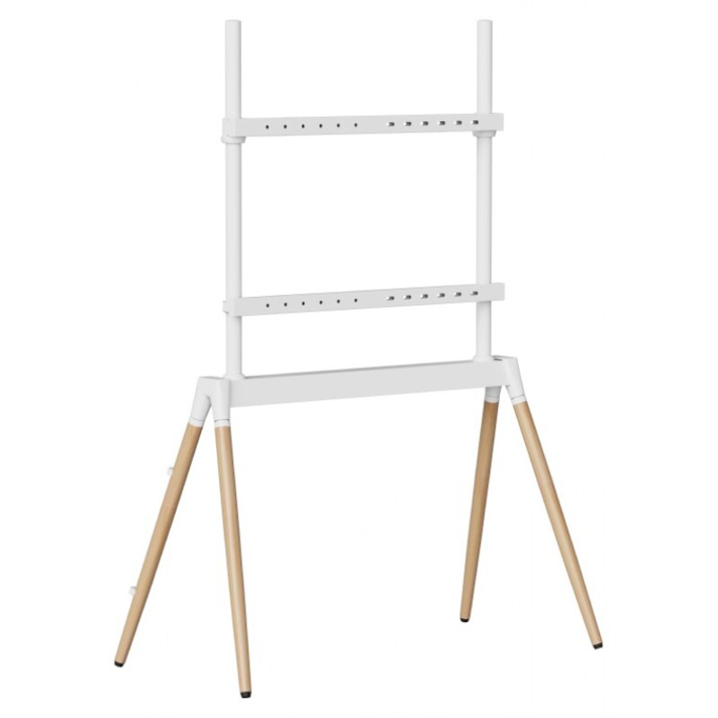 Gembird TVS-86F-01-W soporte para TV 2,18 m (86") Blanco, Madera