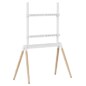 Gembird TVS-86F-01-W soporte para TV 2,18 m (86") Blanco, Madera
