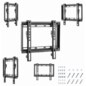 Gembird WM-42F-04 soporte para TV 106,7 cm (42") Negro