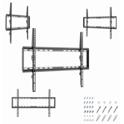 Gembird WM-70F-03 soporte para TV 177,8 cm (70") Negro