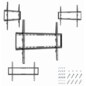 Gembird WM-70F-03 soporte para TV 177,8 cm (70") Negro