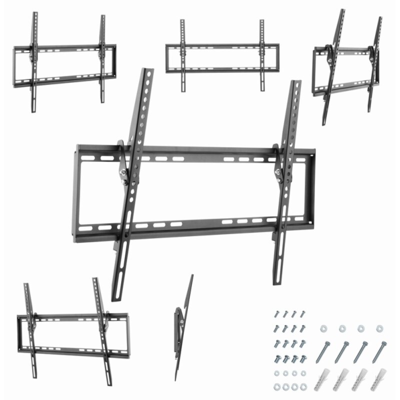 Gembird WM-70T-03 soporte para TV 177,8 cm (70") Negro