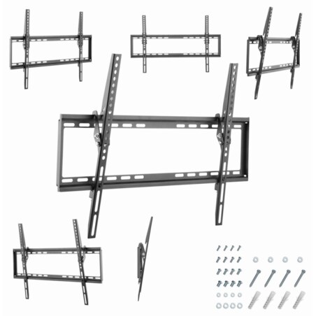 Gembird WM-70T-03 soporte para TV 177,8 cm (70") Negro
