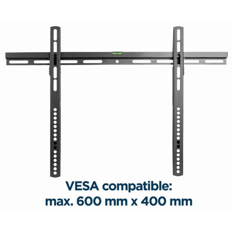 Gembird WM-70F-02 soporte para TV 177,8 cm (70") Negro