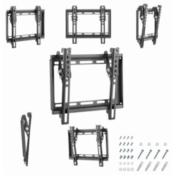 Gembird WM-42T-04 soporte para TV 106,7 cm (42") Negro