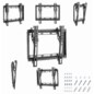 Gembird WM-42T-04 soporte para TV 106,7 cm (42") Negro