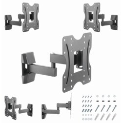 Gembird WM-42ST-01 soporte para TV 106,7 cm (42") Negro