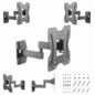 Gembird WM-42ST-01 soporte para TV 106,7 cm (42") Negro