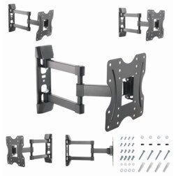 Gembird WM-42ST-02 soporte para TV 106,7 cm (42") Negro
