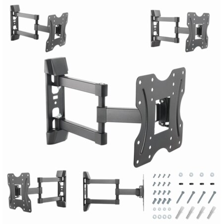 Gembird WM-42ST-02 soporte para TV 106,7 cm (42") Negro