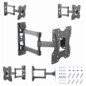 Gembird WM-42ST-02 soporte para TV 106,7 cm (42") Negro