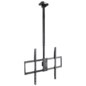 TooQ Soporte de Techo Extensible para Pantallas 50"-100", Negro
