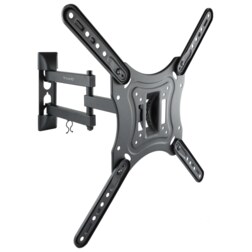 TooQ Soporte Giratorio e Inclinable para Monitor / TV LCD, Plasma de 23”- 55”, con Tres Pivotes, Negro