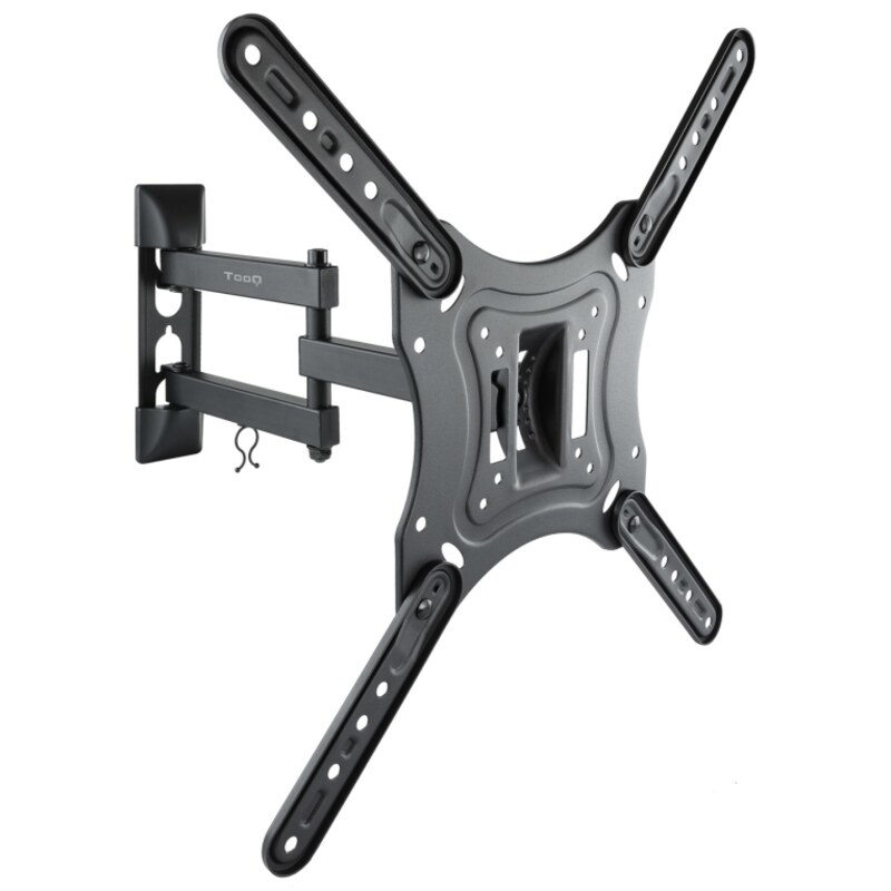 TooQ Soporte Giratorio e Inclinable para Monitor / TV LCD, Plasma de 23”- 55”, con Tres Pivotes, Negro