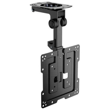 AISENS Soporte de Techo Giratorio, Plegable para Monitor/TV 20Kg de 19-43, Negro