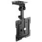 AISENS Soporte de Techo Giratorio, Plegable para Monitor/TV 20Kg de 19-43, Negro